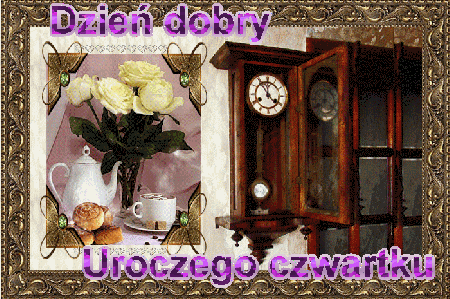 Dzień dobry uroczego czwartku kawa